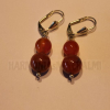 Náušnice karneol